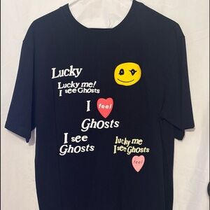 Kids Black Graphic T-Shirt